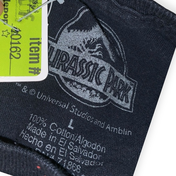 Jurassic Park Black Graphic Tee (item#10162) - Picture 6 of 6